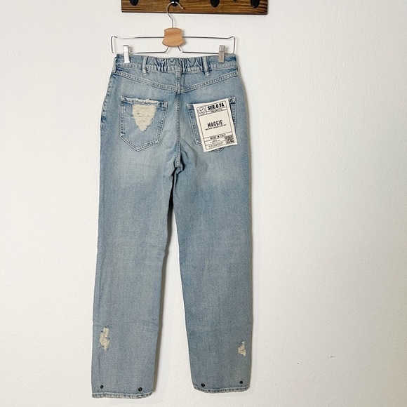 SER.O.YA Maggie Mid Rise Vintage Straight Jeans - Picture 6 of 8